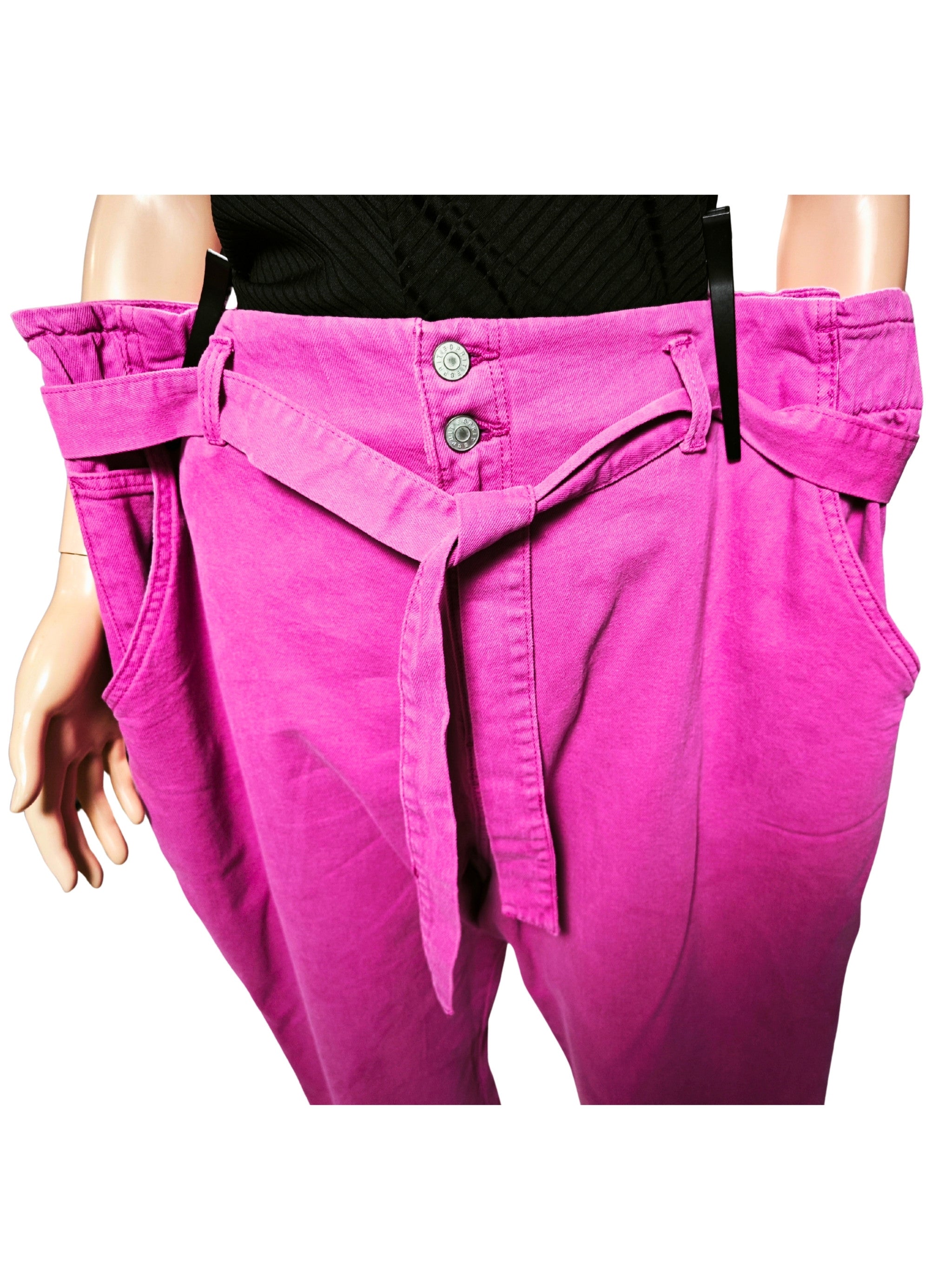 vaquero curvy rosa