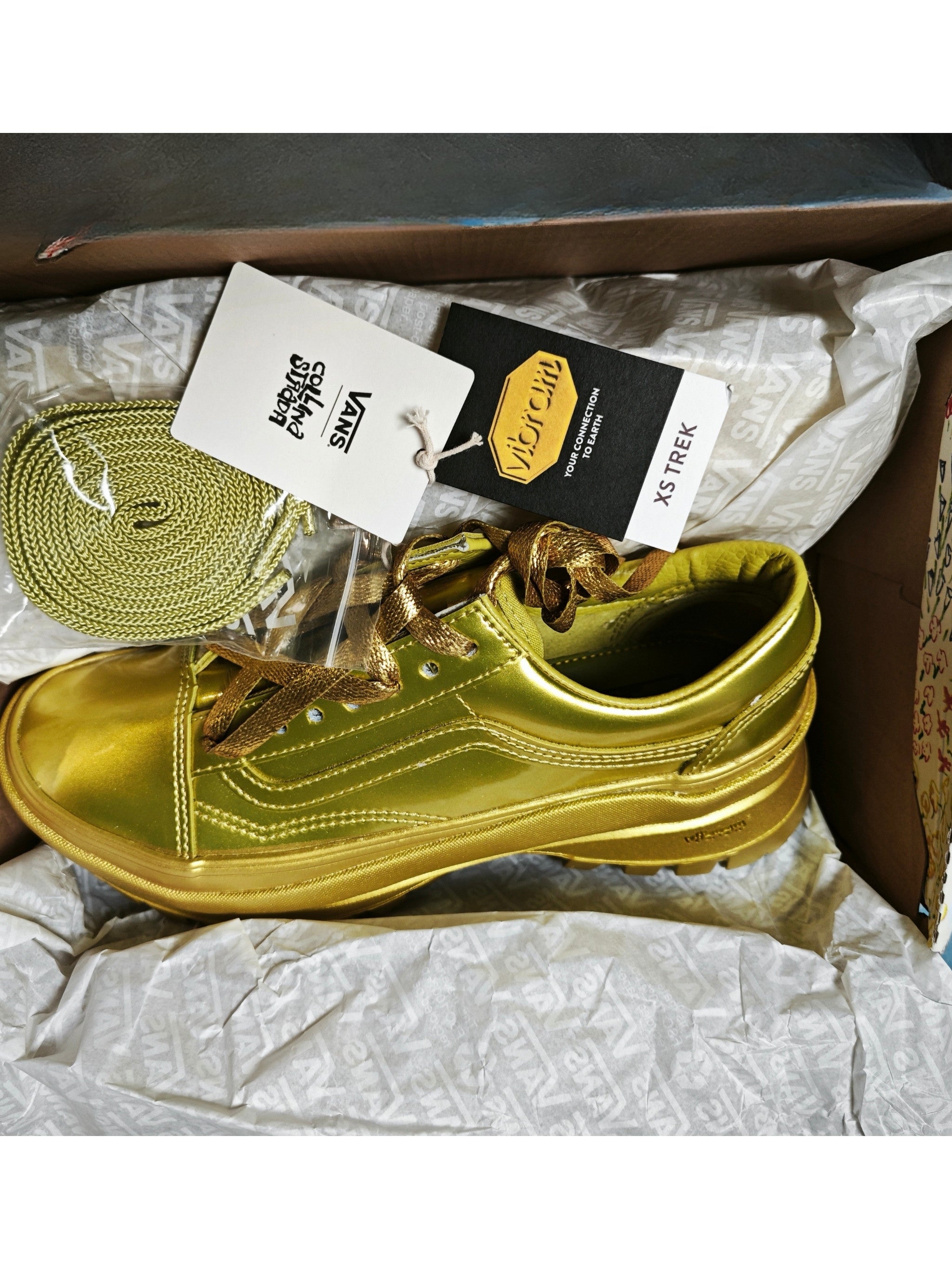 👟 Vans Old Skool Vibram DX x Collina Strada "Citronelle Gold"