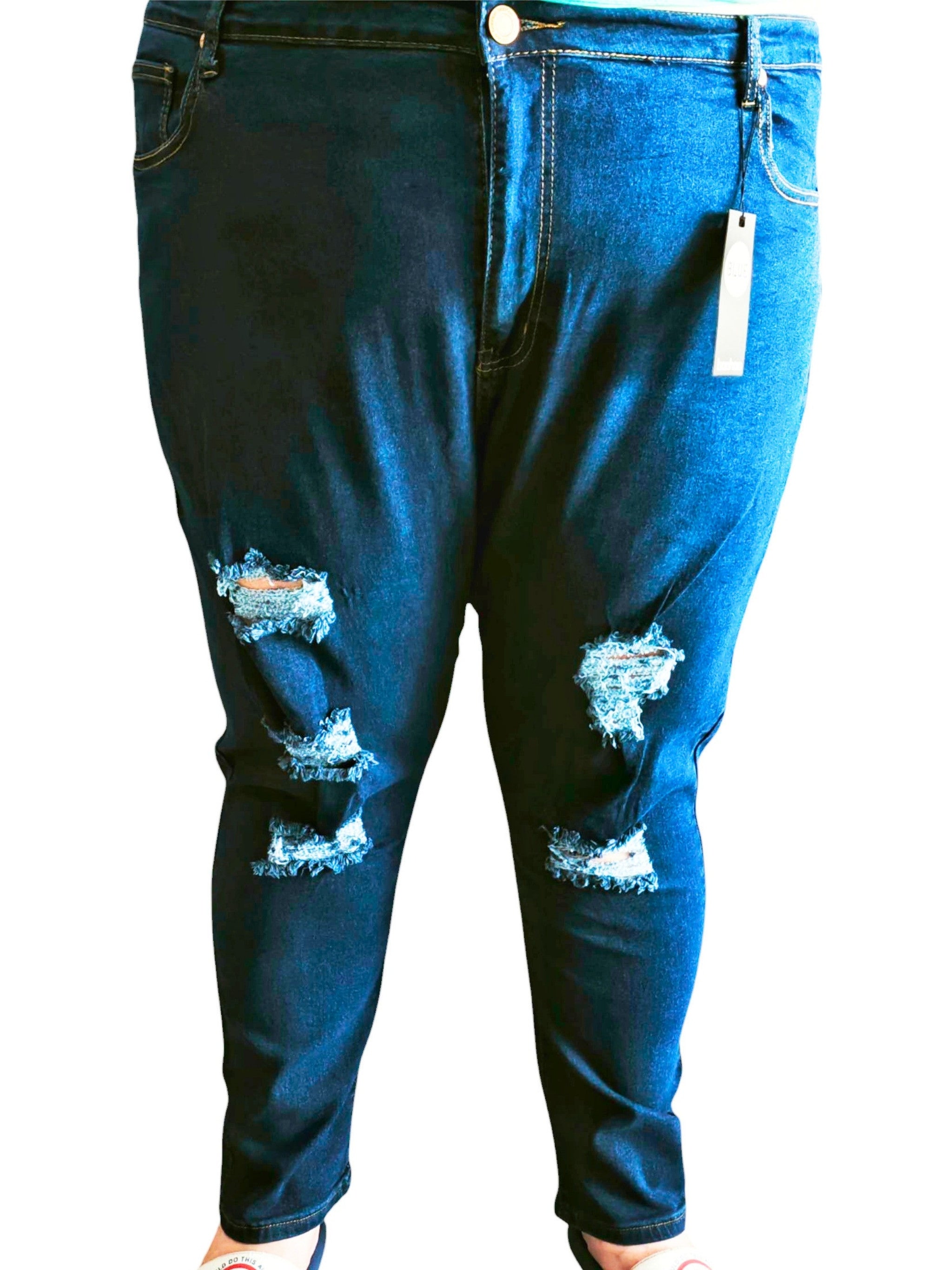 vaqueros elásticos plus size