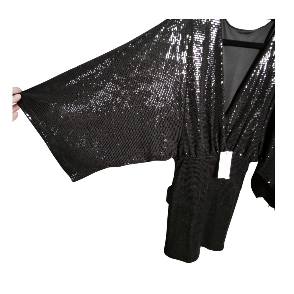 🖤 Vestido GUESS Negro de Lentejuelas – Glamour Nocturno🖤