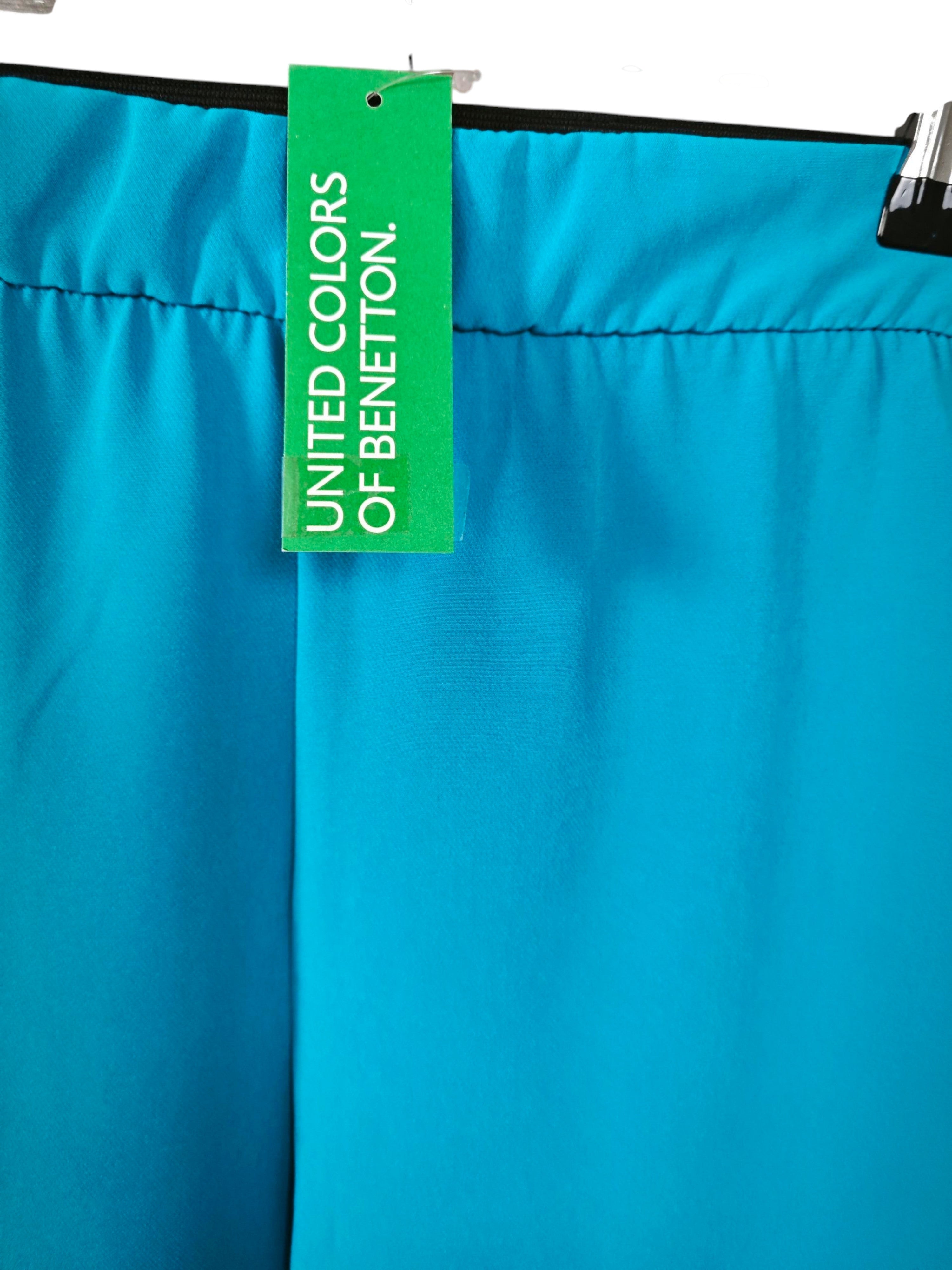 🩵✨ Pantalón BENETTON turquesa acampanado – fluido y veraniego  ✨🩵